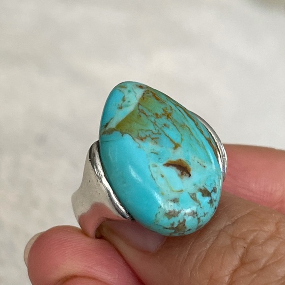 Studio BARSE turquoise sterling silver ring - Picture 2 of 9
